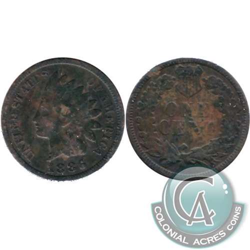 1886 Var. 2 USA Cent VG-F (VG10)