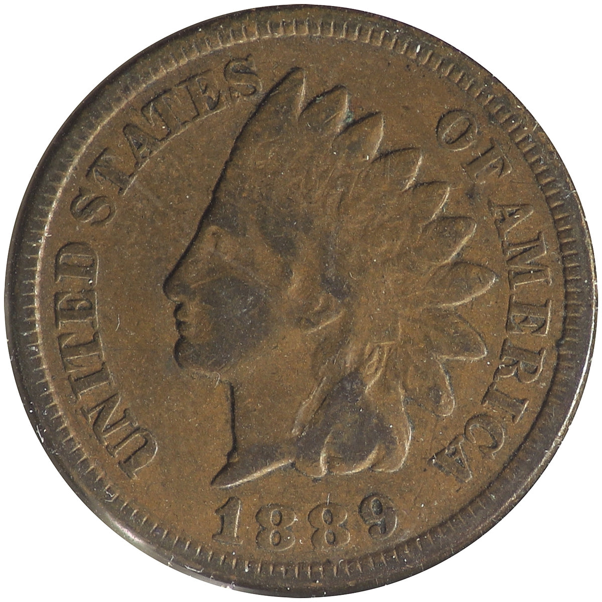 1889 USA Cent Fine (F12)