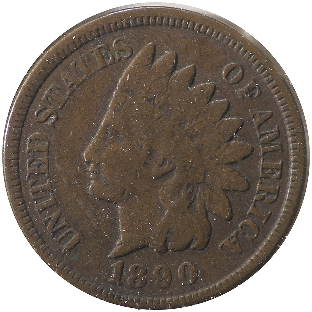 1890 USA Cent F-VF (F15)