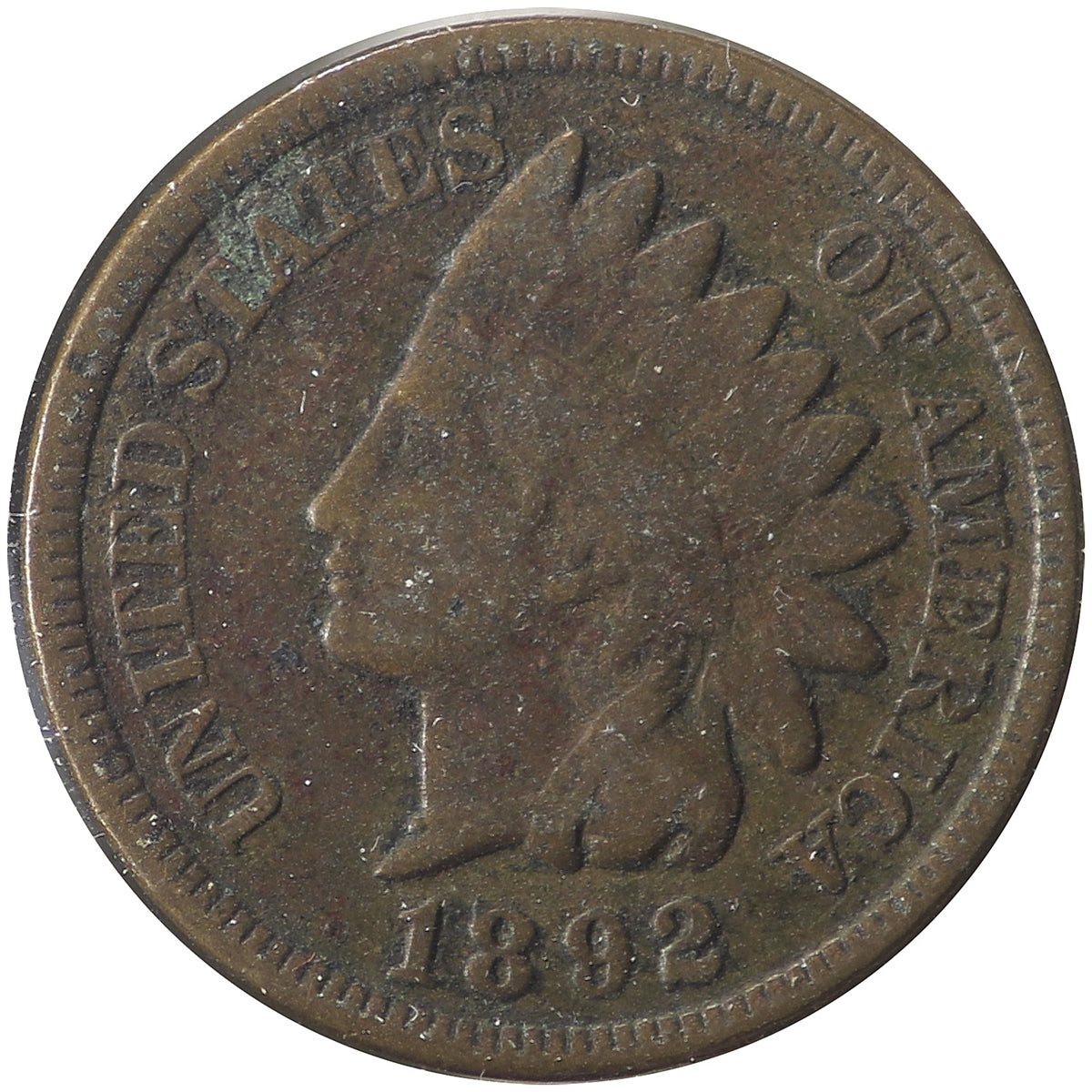 1892 USA Cent F-VF (F15)