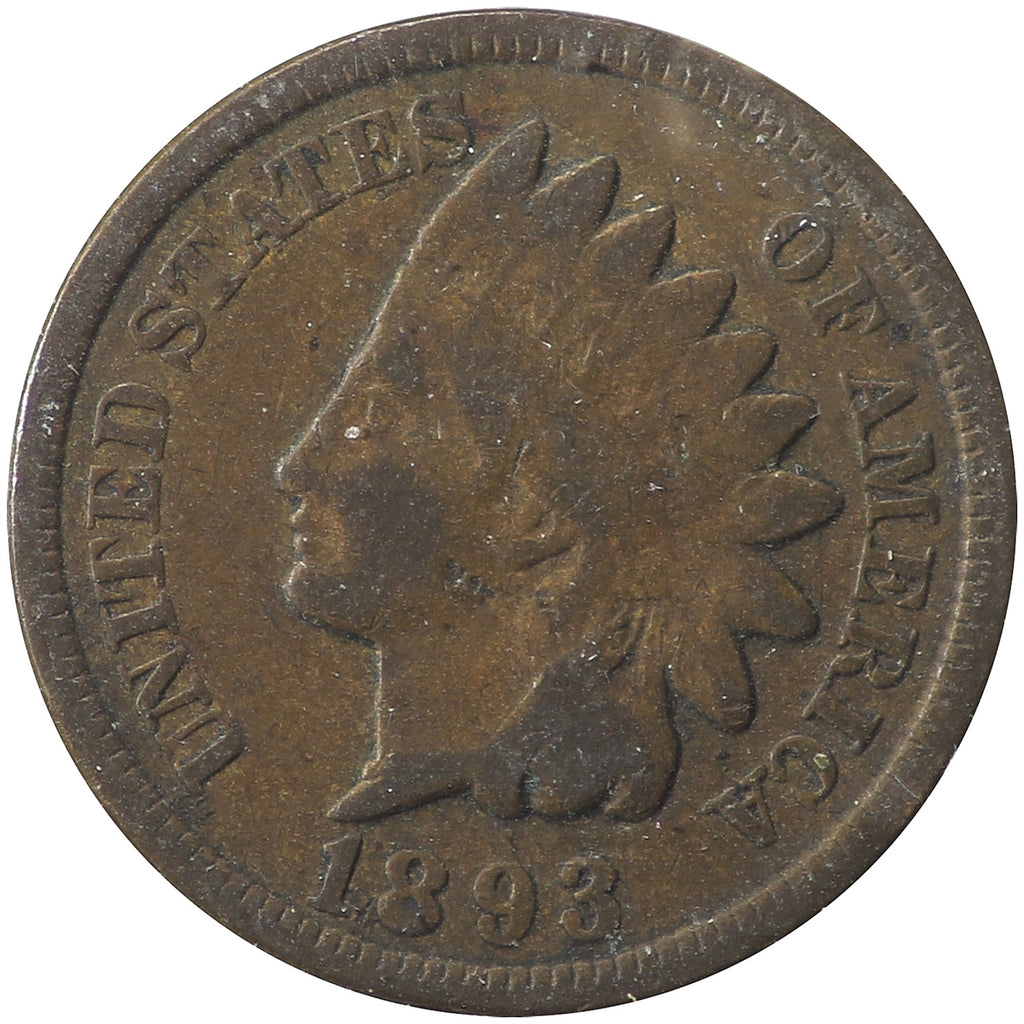 1893 USA Cent Very Good (VG8)