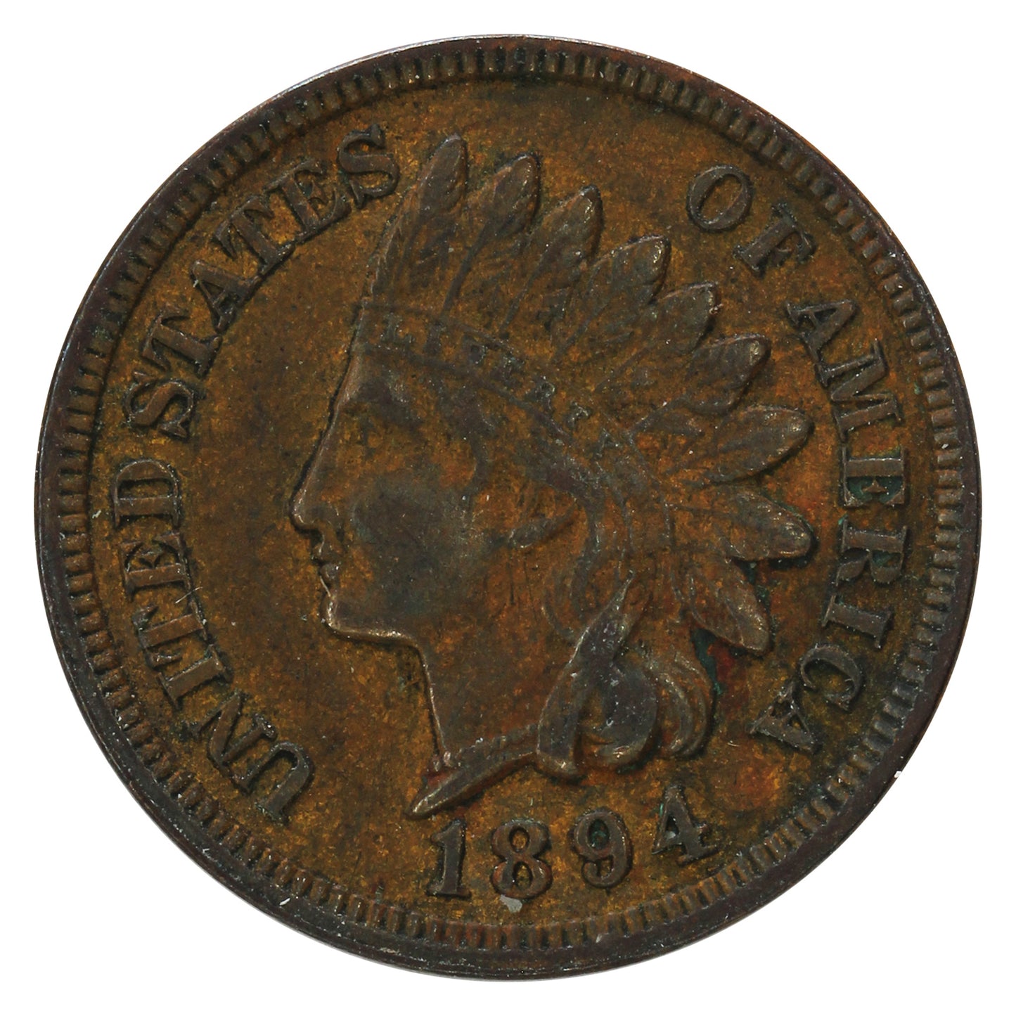1894 USA Cent Extra Fine (EF40)