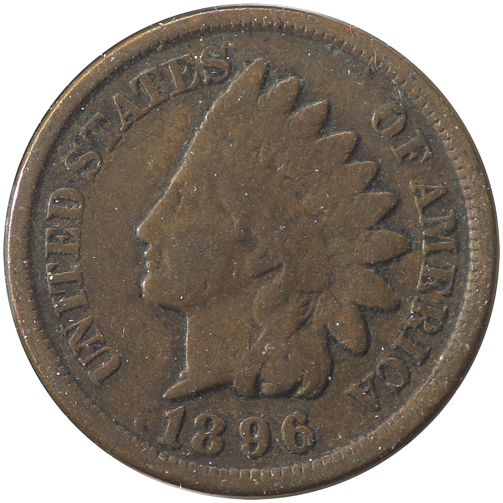 1896 USA Cent Fine (F12)