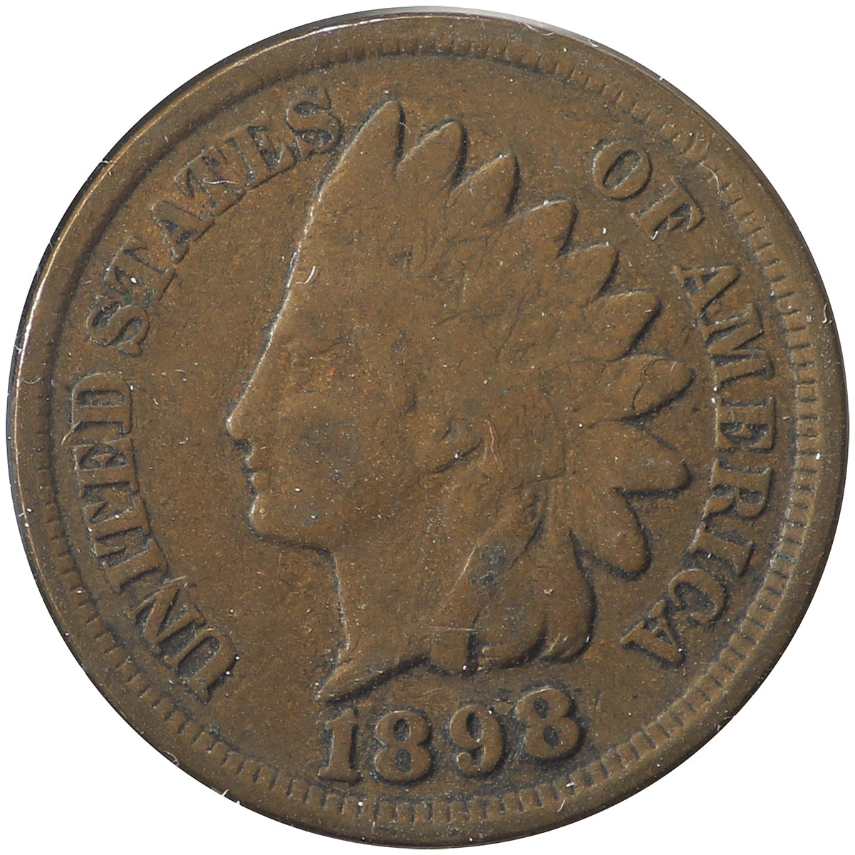 1898 USA Cent Very Good (VG8)