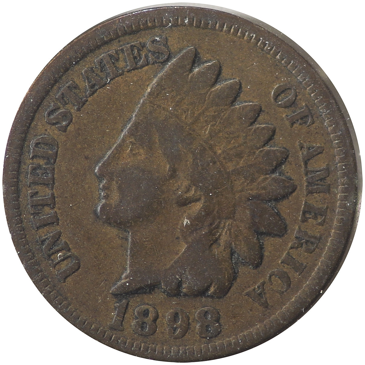 1898 USA Cent VG-F (VG10)