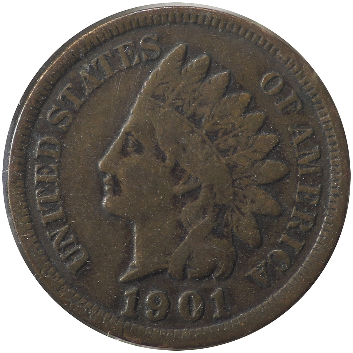 1901 USA Cent Fine (F12)