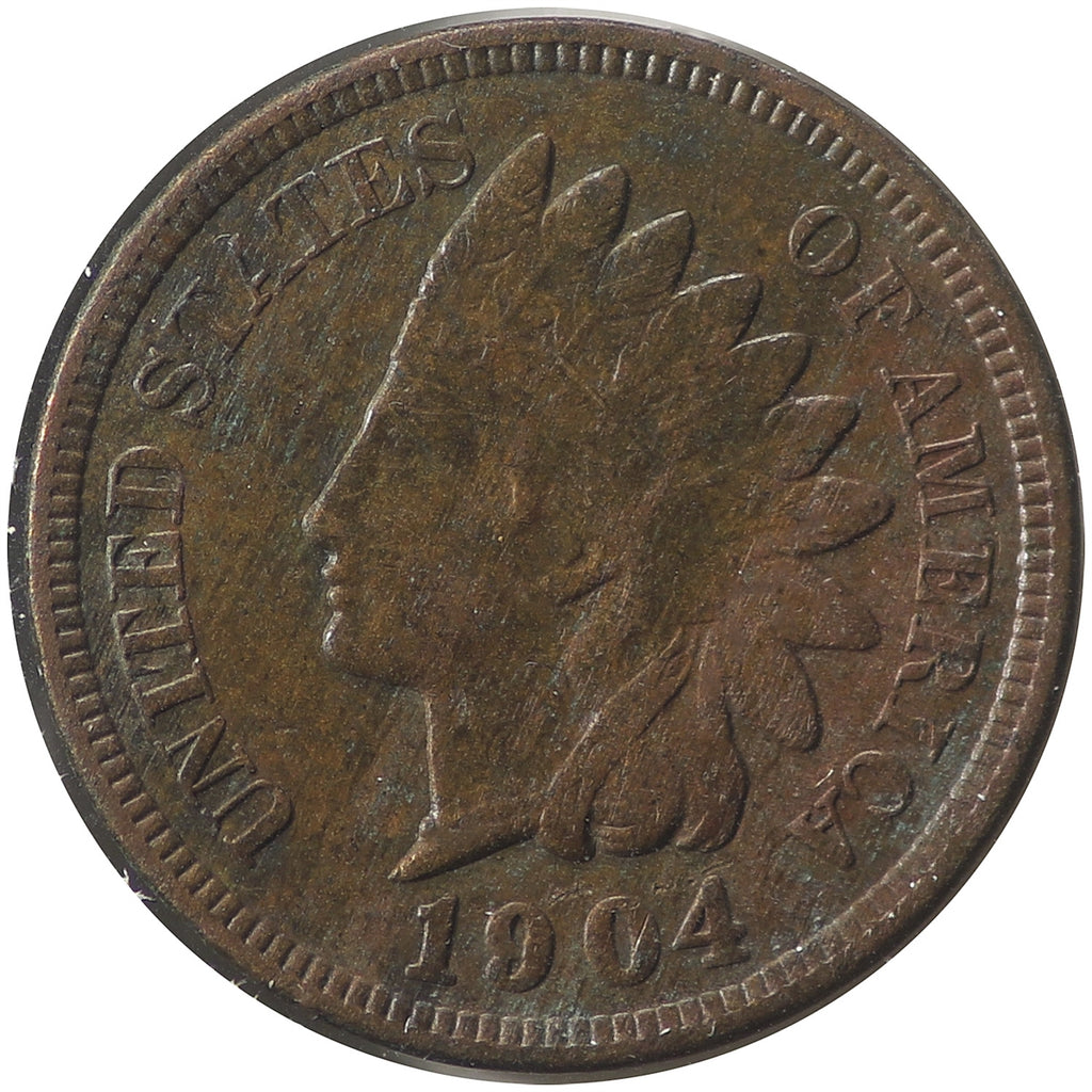 1904 USA Cent Extra Fine (EF40)