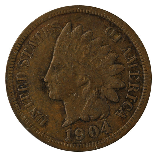1904 USA Cent Very Fine (VF20)