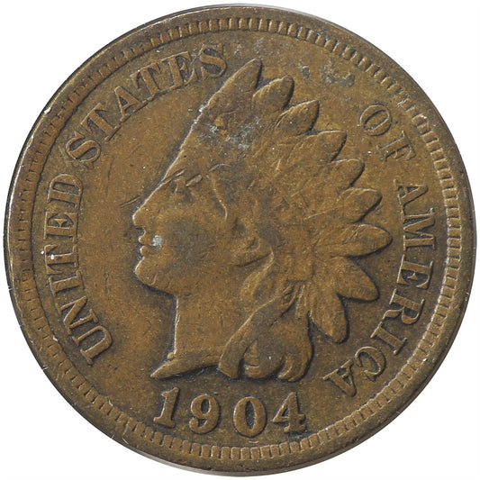 1904 USA Cent VF-EF (VF30)