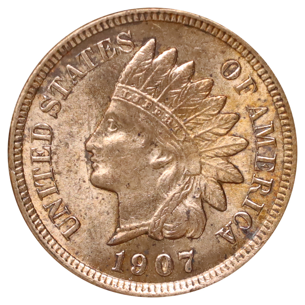 1907 USA Cent Brilliant Uncirculated (MS63)