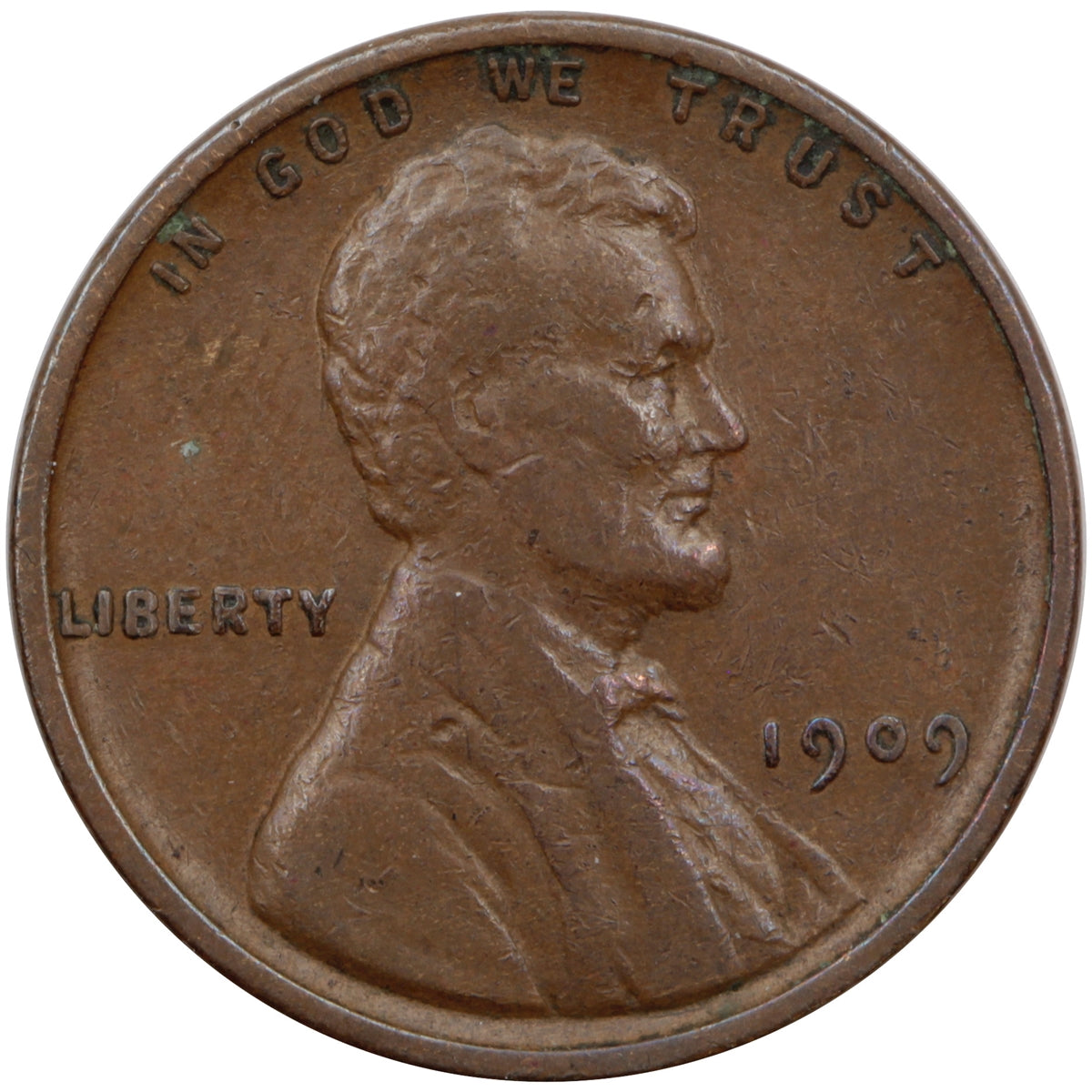 1909 VDB USA Lincoln Cent VF-EF (VF30)