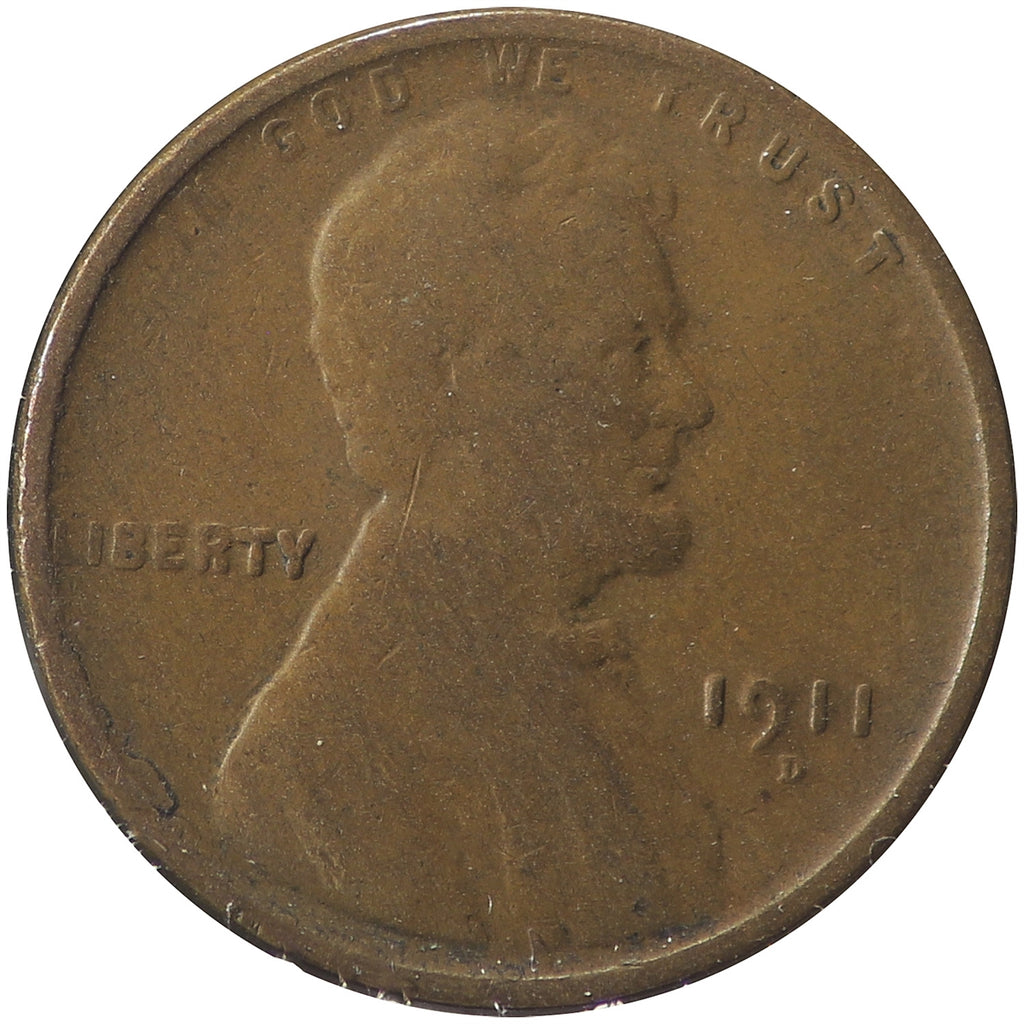 1911 D USA Cent Very Good (VG8)