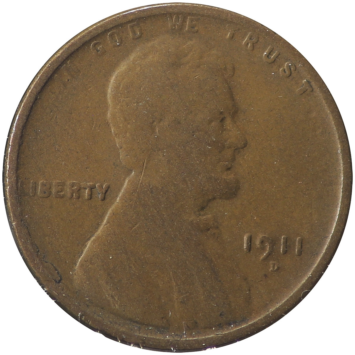 1911 D USA Cent Very Good (VG8)