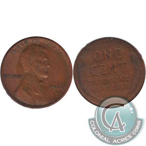 1911 S USA Cent F-VF (F15)