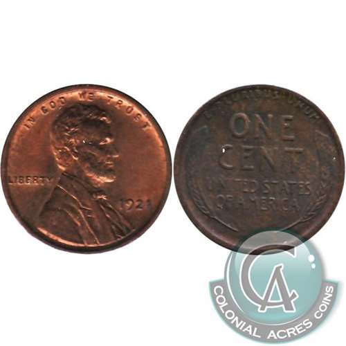 1921 USA Cent AU-UNC (AU55)