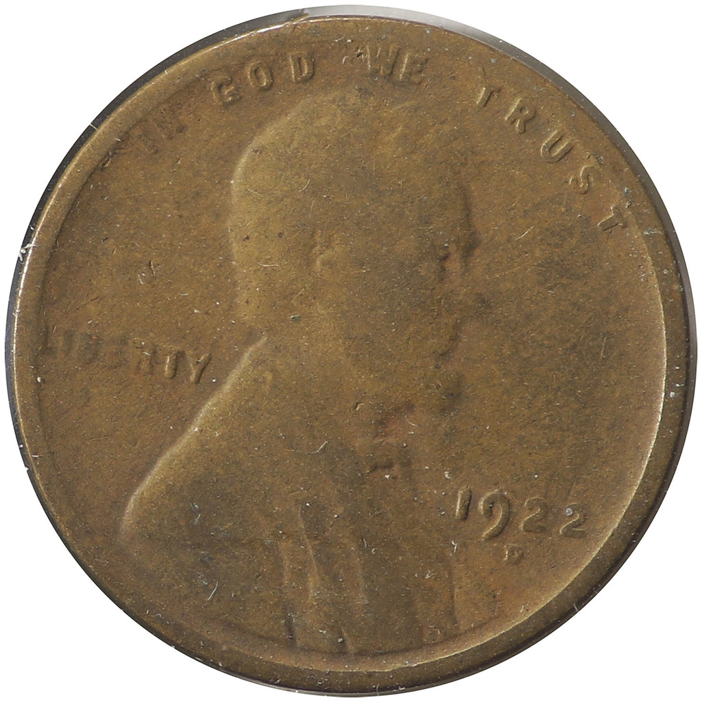1922 D USA Cent G-VG (G6)