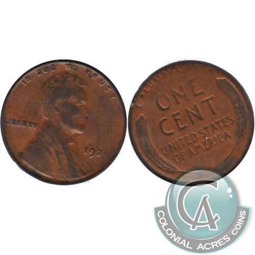 1924 D USA Cent Fine (F12)