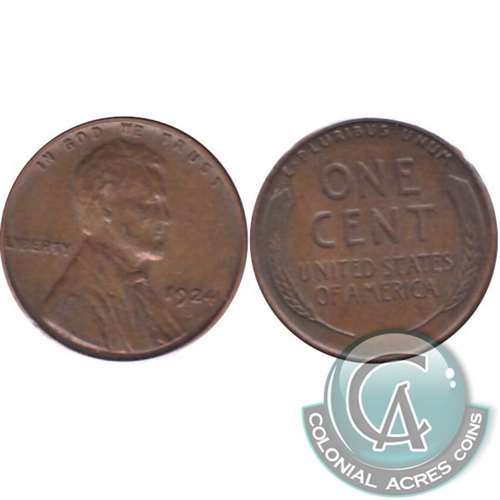 1924 S USA Cent EF-AU (EF45)