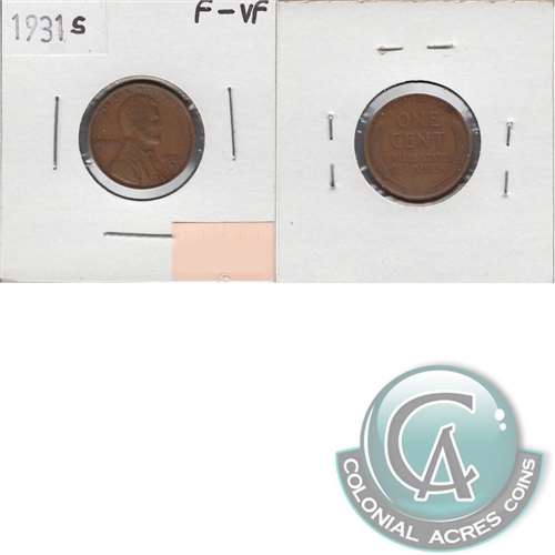 1931 S USA Cent F-VF (F15) $