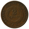 1865 USA 2 Cents Very Good (VG-8)