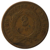 1865 USA 2 Cents VG-F (VG-10)