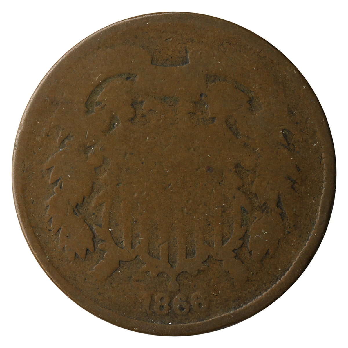 1866 USA 2-cents Filler