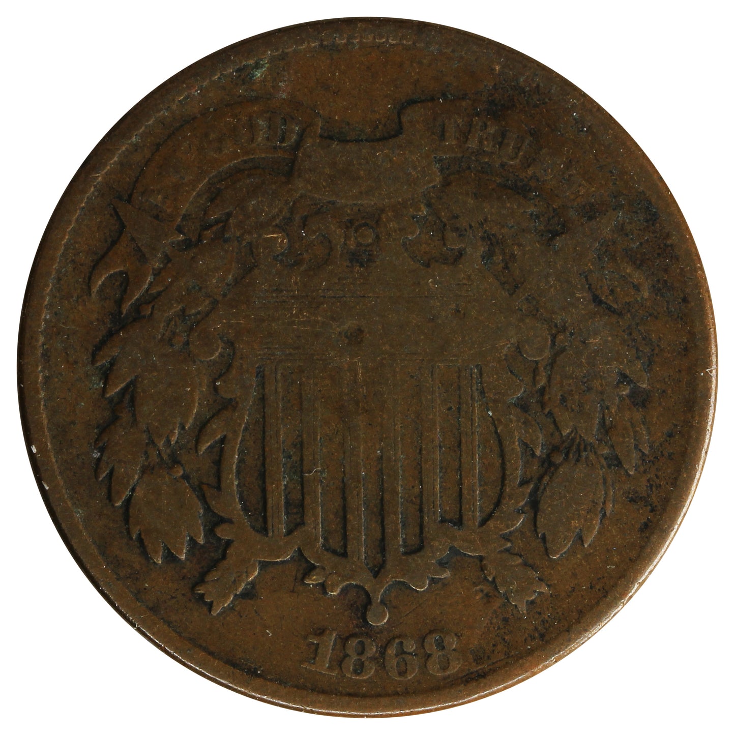 1868 USA 2 Cents G-VG (G6)