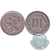 1865 Nickel USA 3 Cents Extra Fine (EF-40) $