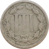 1865 Nickel USA 3 Cents Fine (F12)