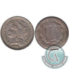 1866 Nickel USA 3 Cents VF-EF (VF-30)