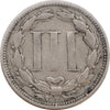 1867 Nickel USA 3 Cents VG-F (VG-10)