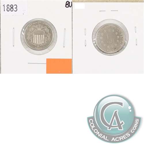 1883 Sheild USA Nickel Brilliant Uncirculated (MS63) $