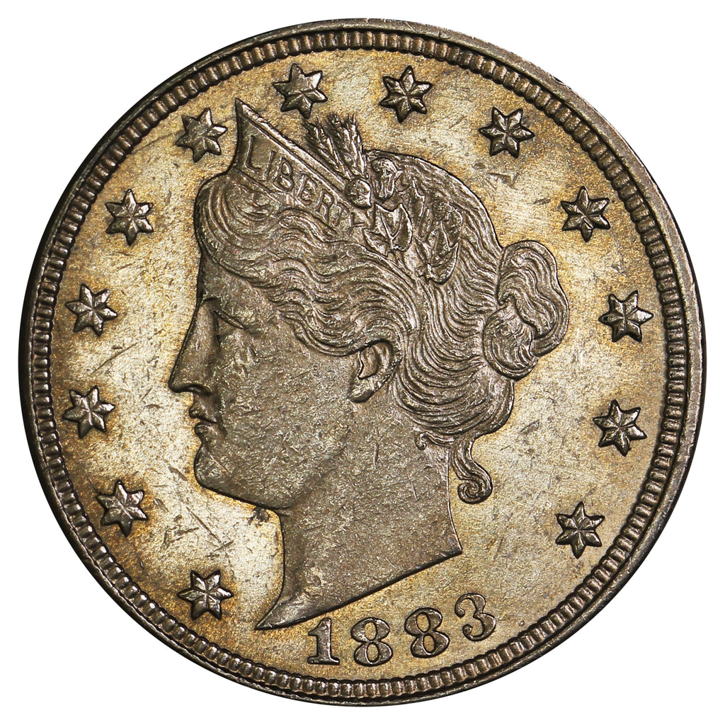 1883 No Cents USA Nickel UNC+ (MS62)