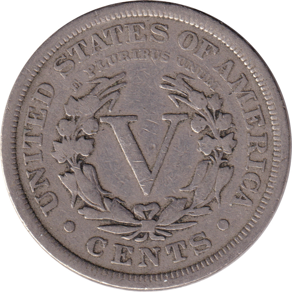 1902 USA Nickel VG-F (VG-10)