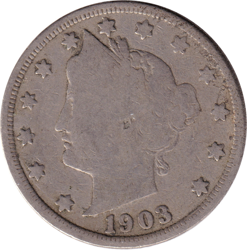 1903 USA Nickel Good (G-4)