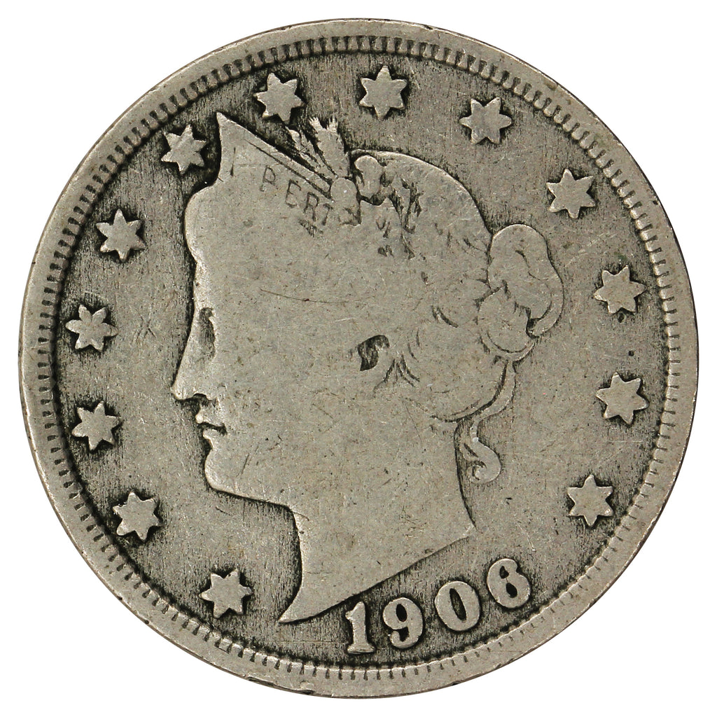 1906 USA Nickel Very Good (VG8)