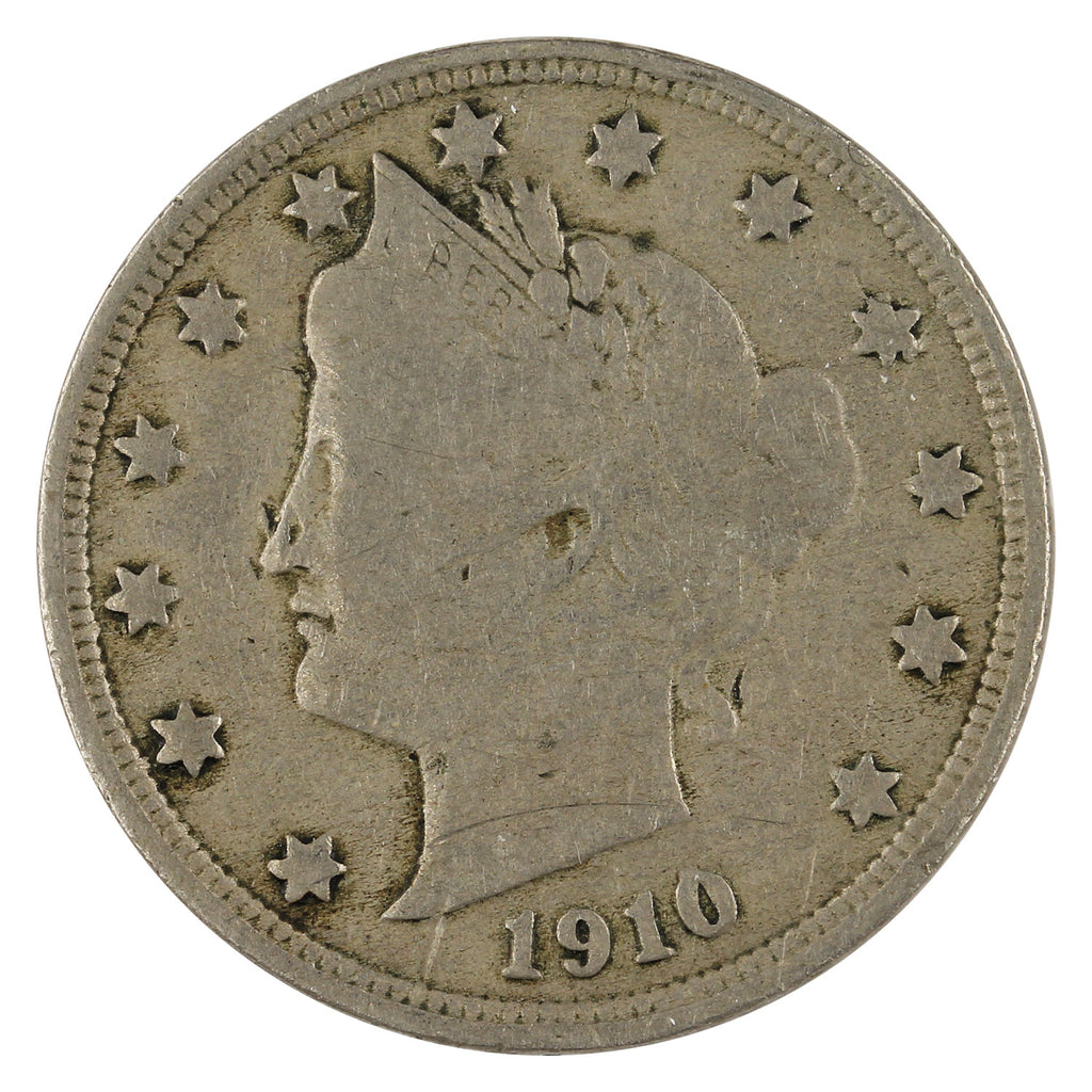 1910 USA Nickel Very Good (VG-8)