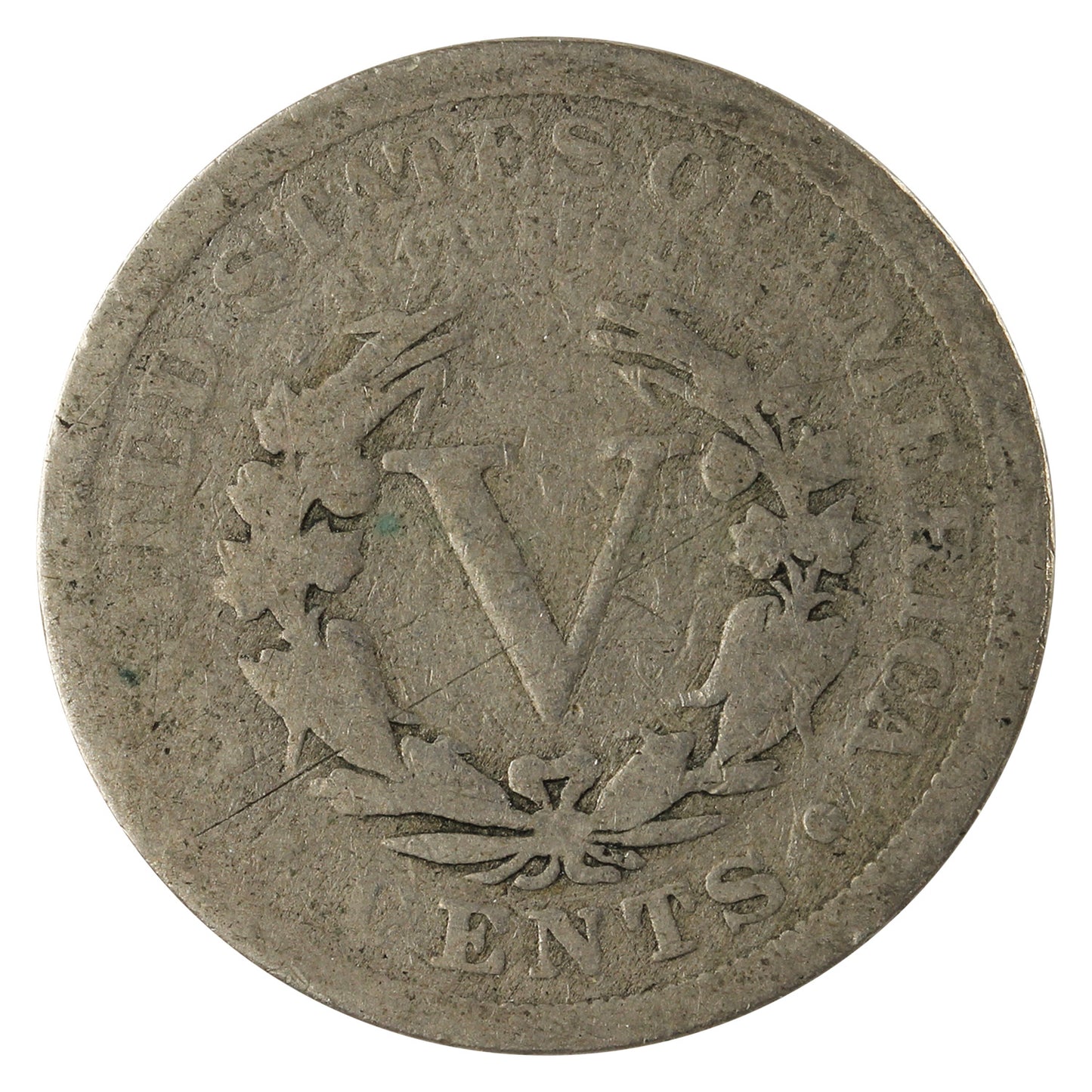 1912 USA Nickel About Good (AG-3)