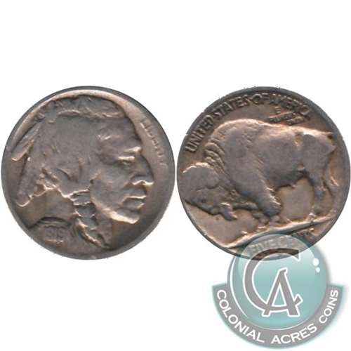 1919 D USA Nickel Fine (F12) $