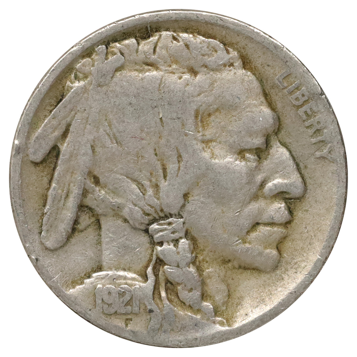1921 USA Nickel Fine (F12)