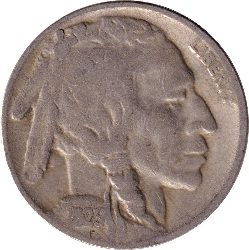 1925 USA Nickel Fine (F12)
