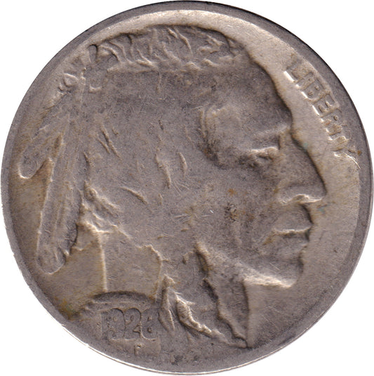 1926 USA Nickel F-VF (F-15)