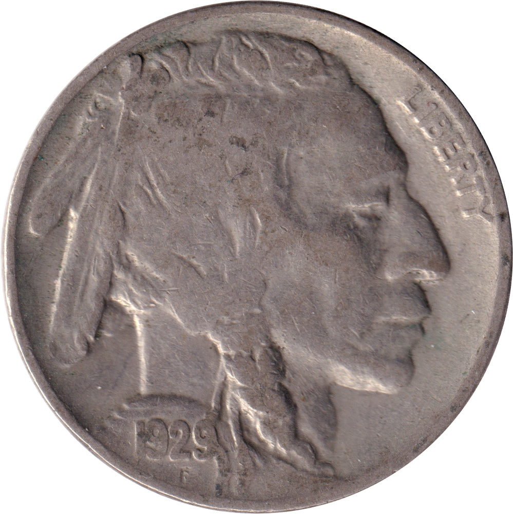 1929 USA Nickel Very Fine (VF20)