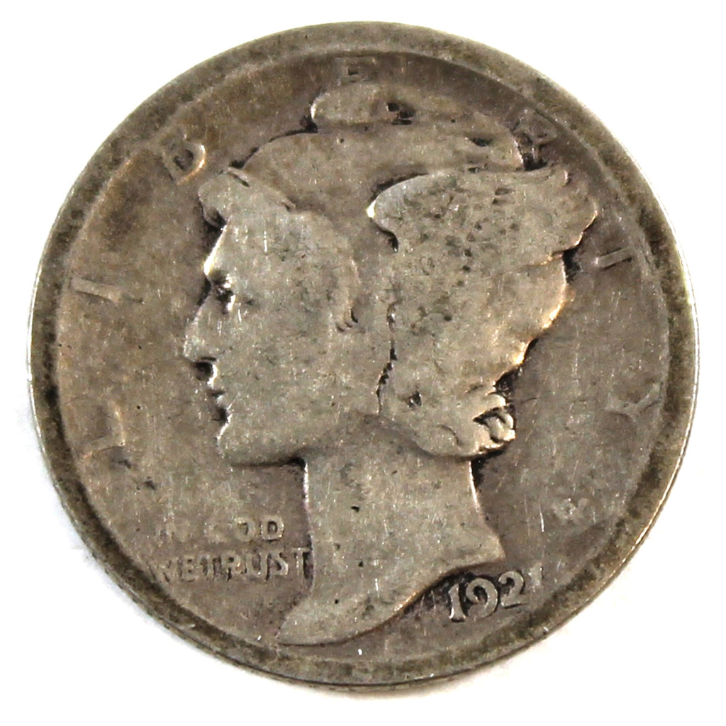 1921 USA Dime G-VG (G6) $