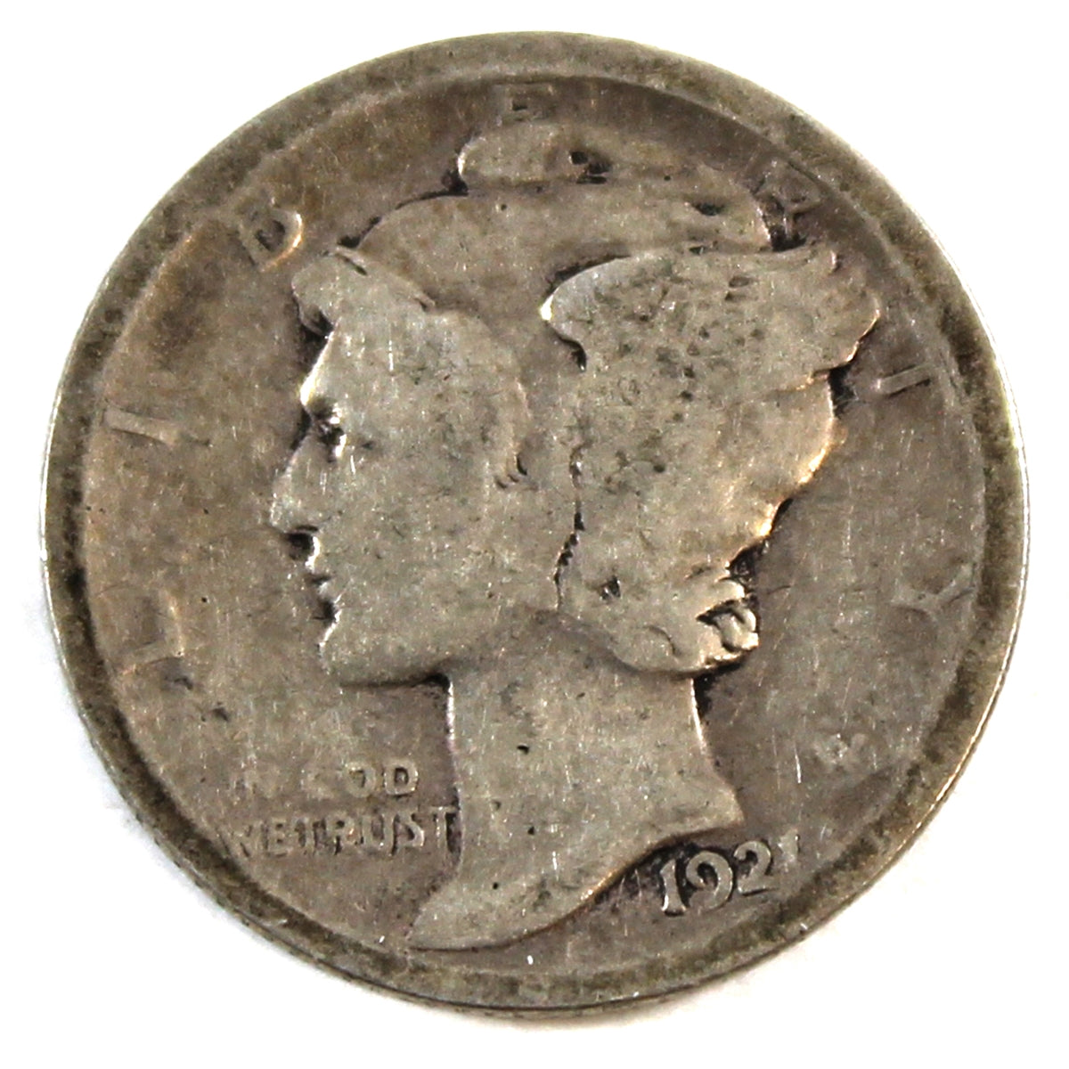 1921 USA Dime G-VG (G6) $