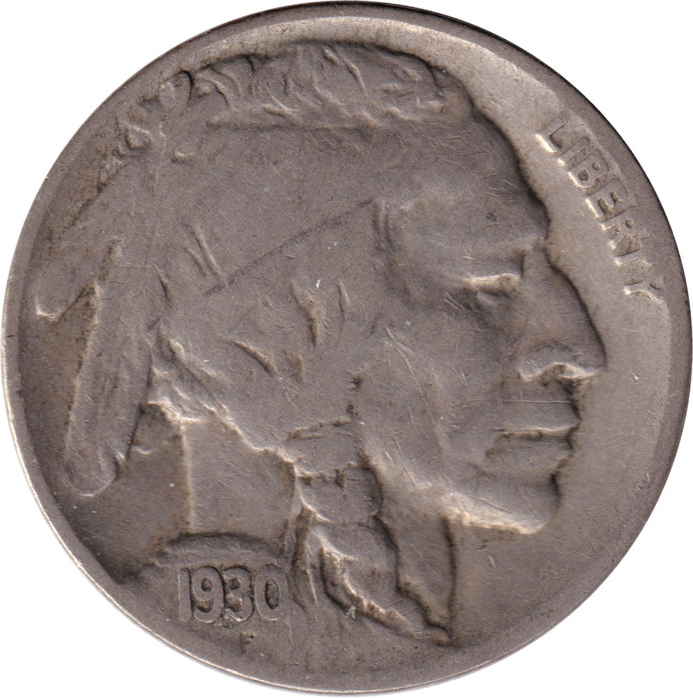 1930 S USA Nickel F-VF (F15)
