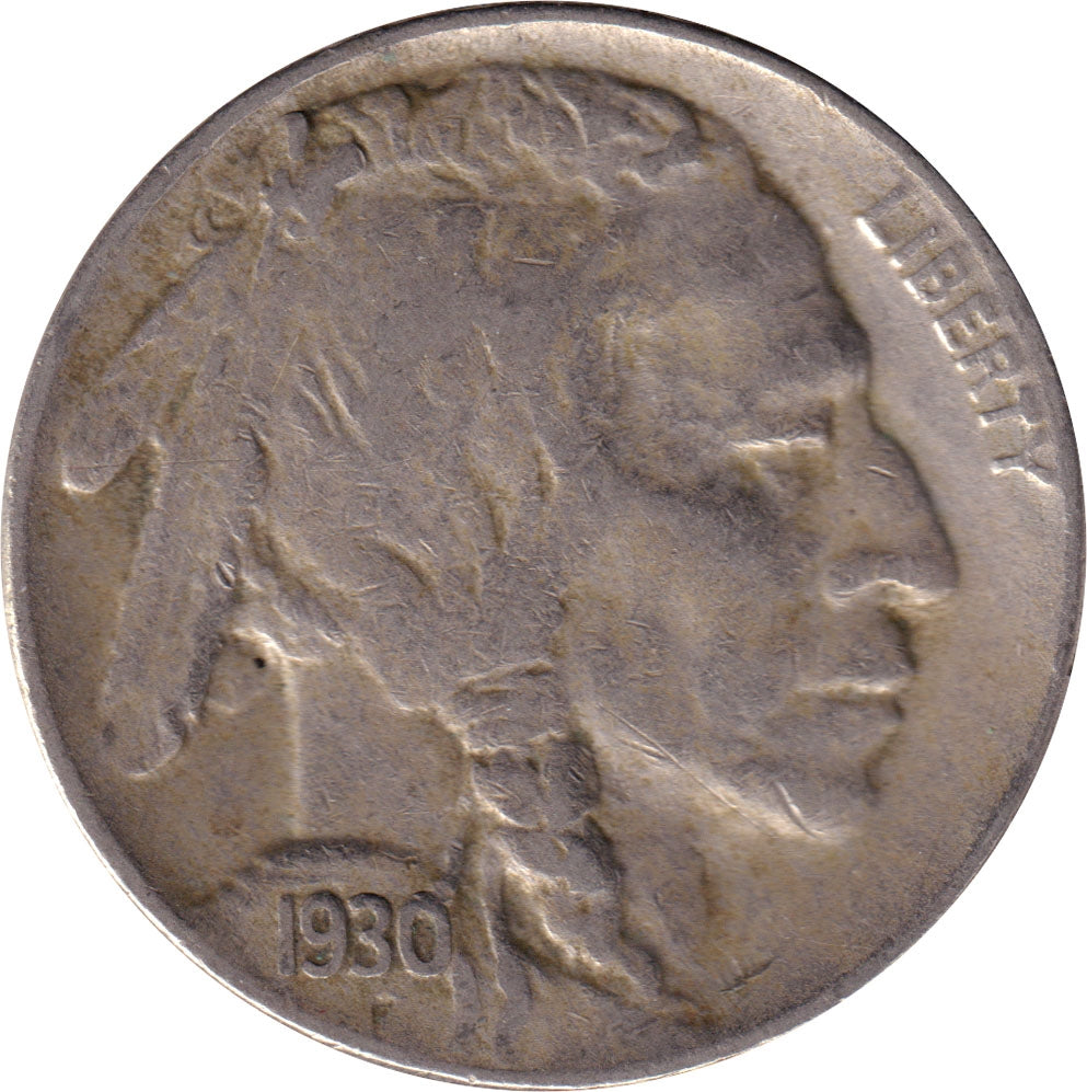 1930 S USA Nickel Very Fine (VF20)