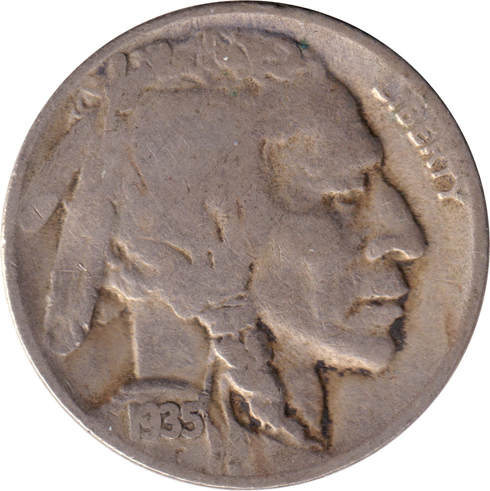 1935 D USA Nickel VG-F (VG10)