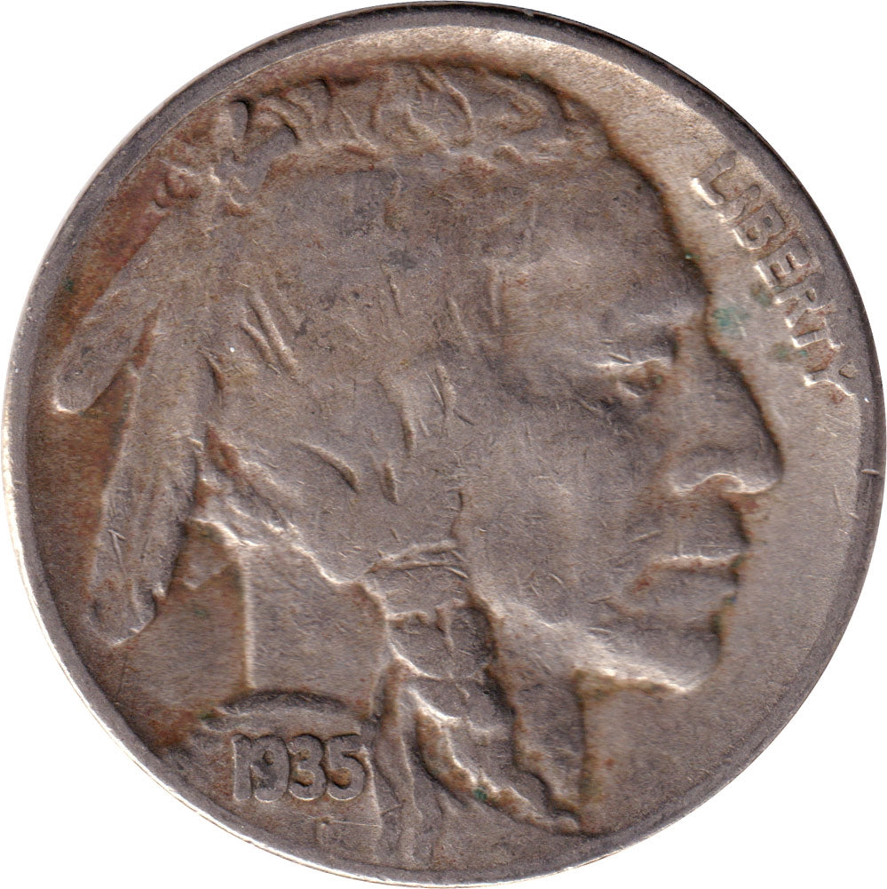 1935 S USA Nickel Very Fine (VF20)