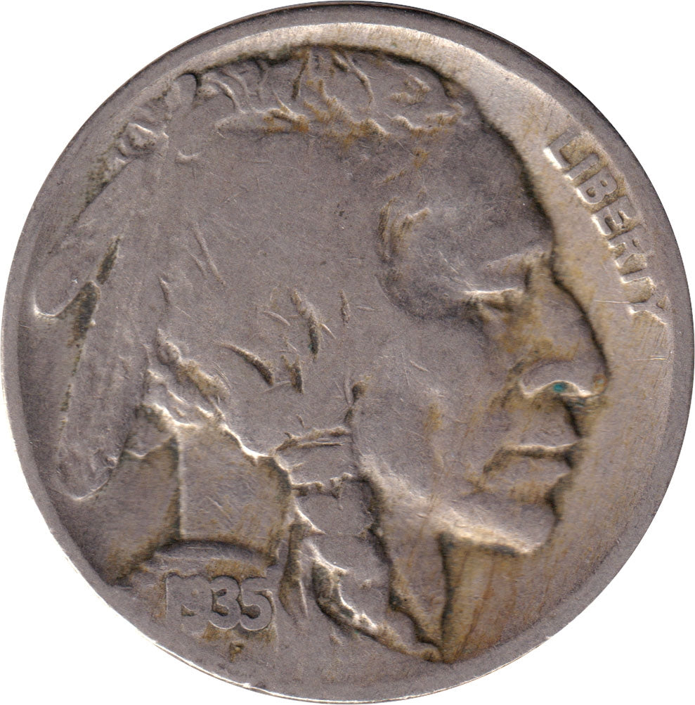 1935 USA Nickel Fine (F12)